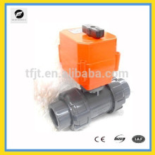 CWX100S DC5V 20NM pvc electric actuator ball valve w for Irrigation system,cooling/heating system,Low voltage plumbing system